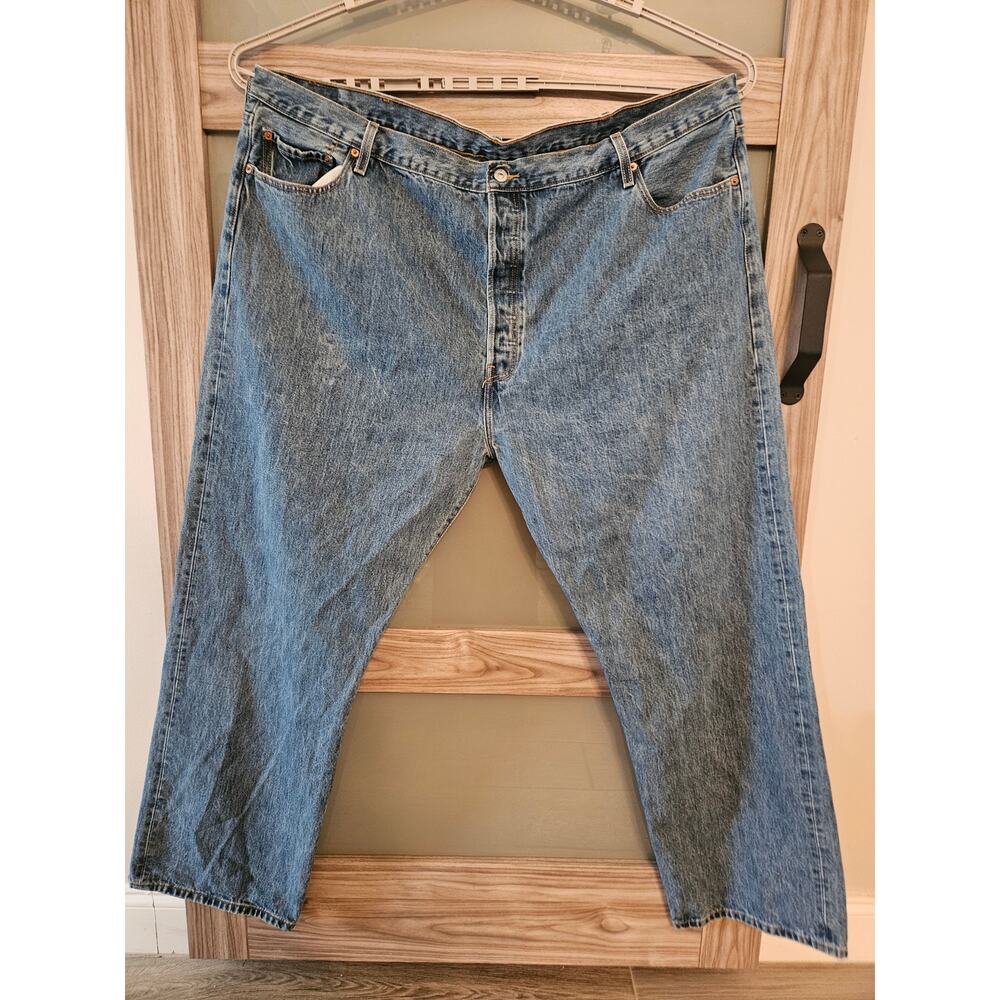 1990s Levi's 501 Button-fly Jeans Mexico Cotton Excellent! WPL-423 48x32 #33